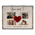 Personalized Photo Collage Woven Blanket | Woven Heirloom Throw